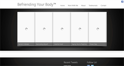 Desktop Screenshot of befriendingyourbody.com