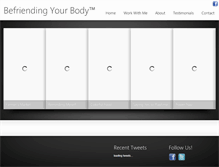 Tablet Screenshot of befriendingyourbody.com
